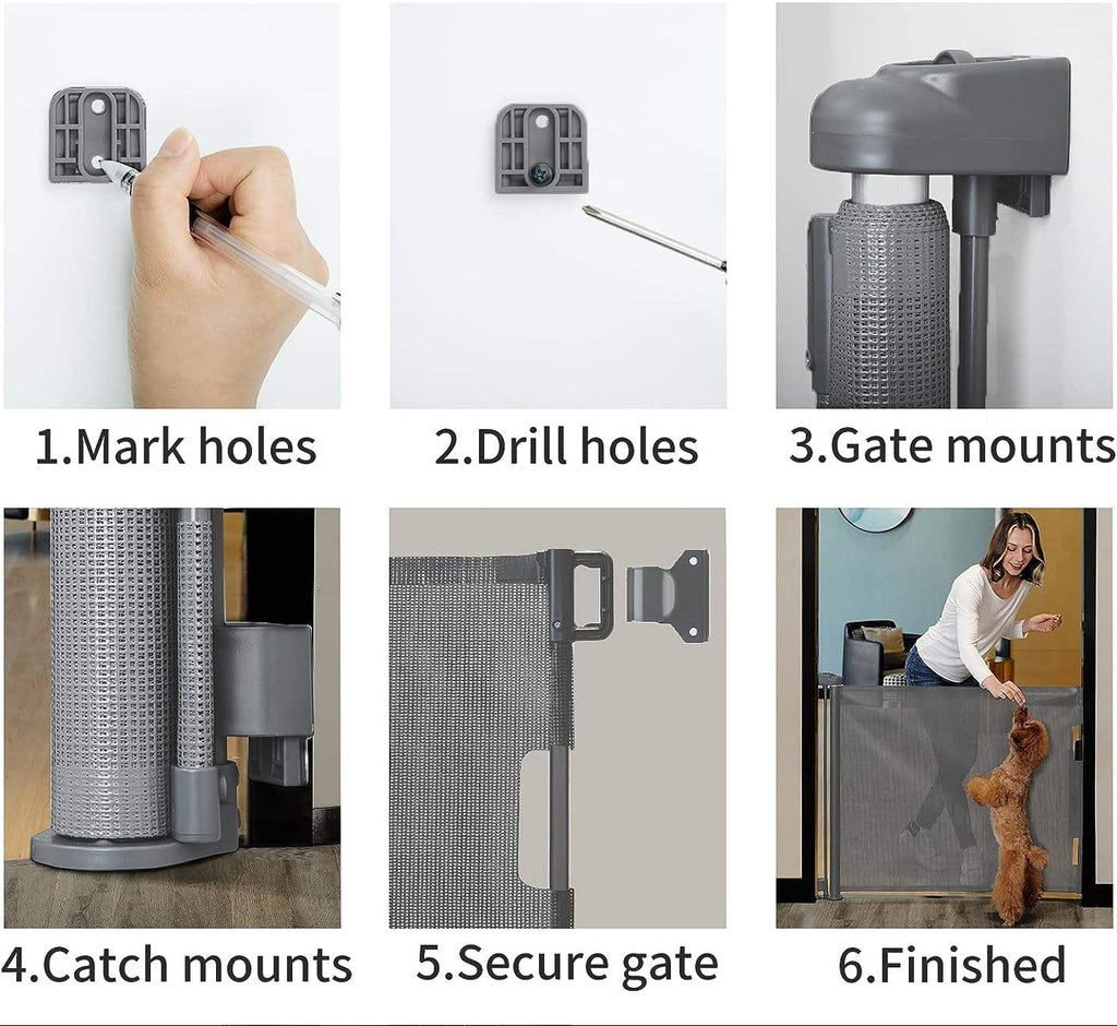 Kids Retractable Safety Gate