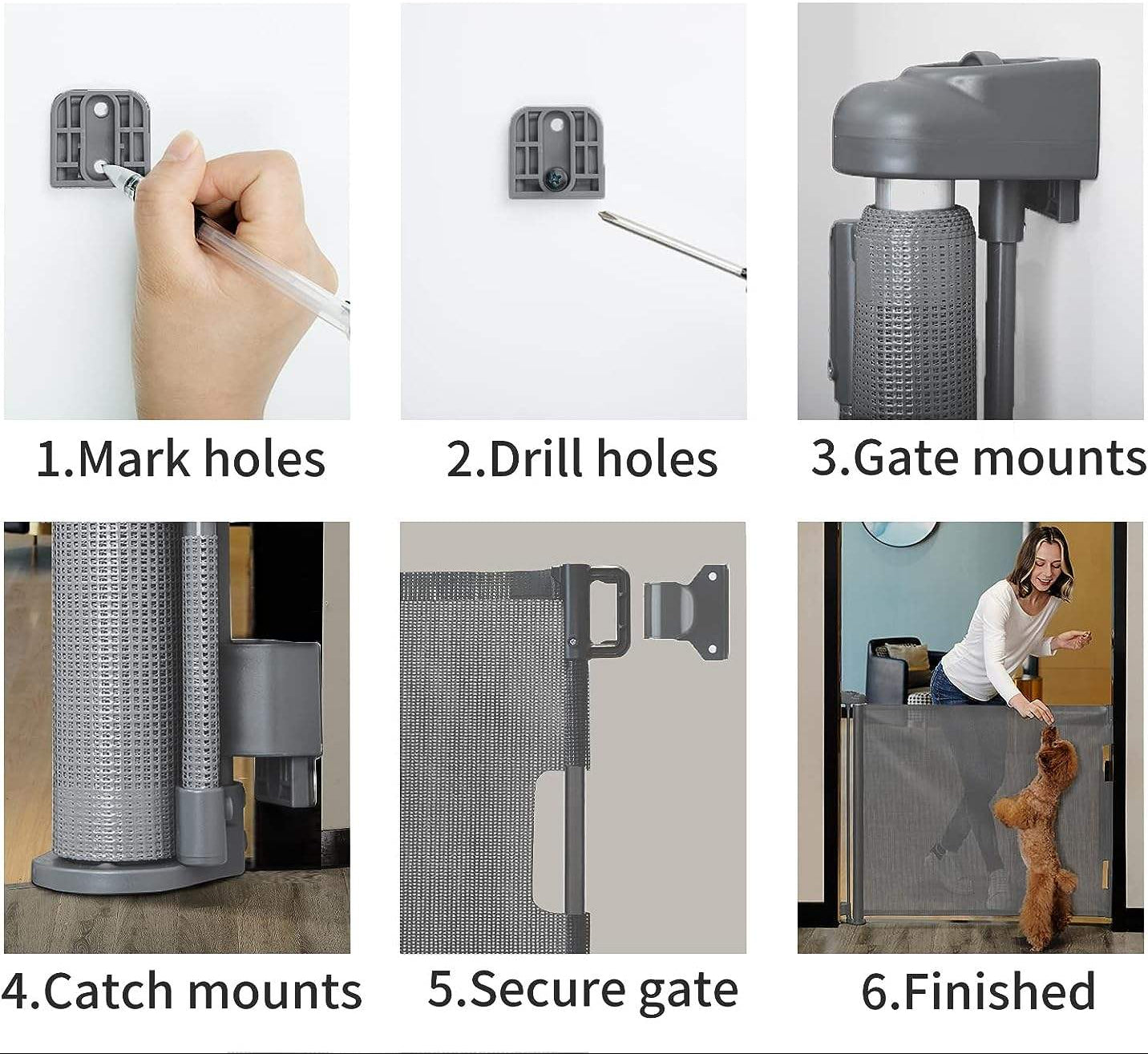 Kids Retractable Safety Gate